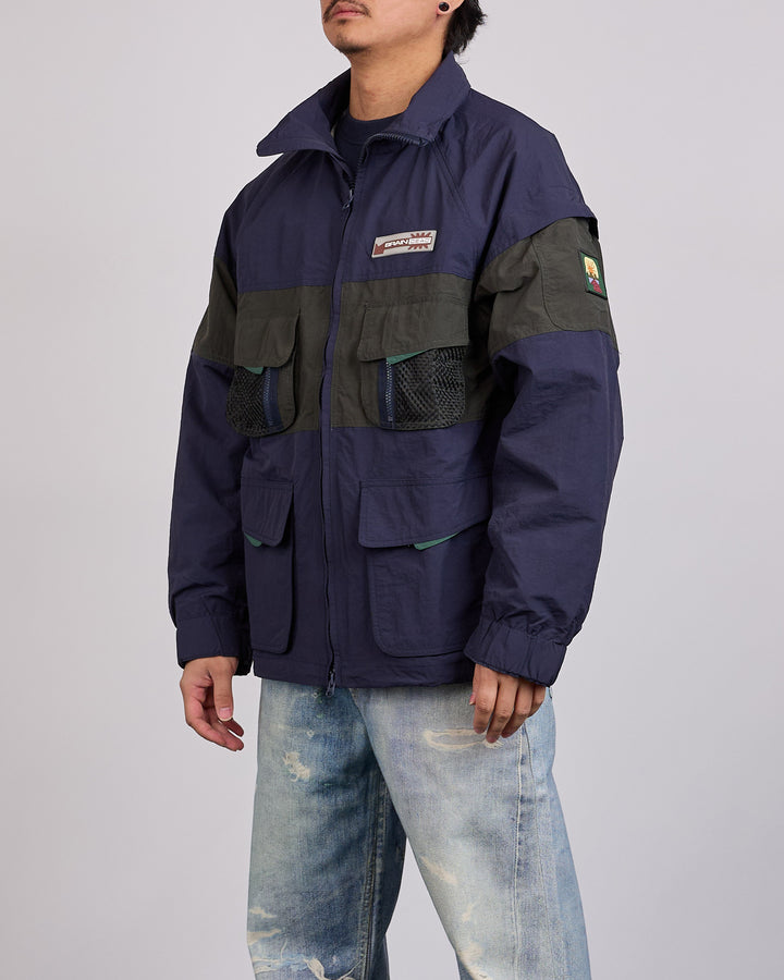 Brain Dead Panel Snow Jacket Navy