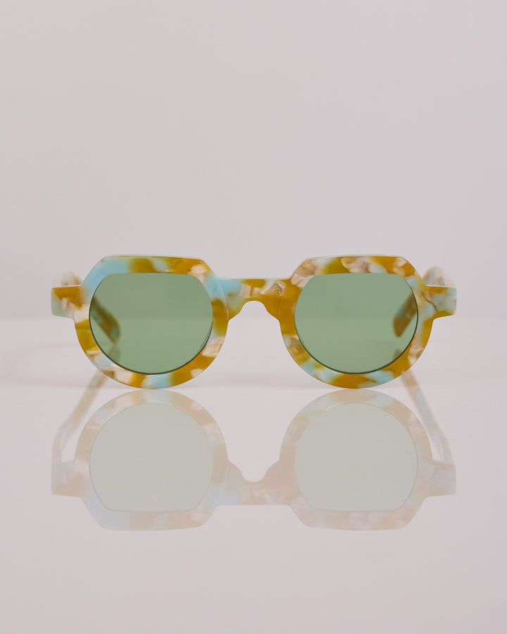 Brain Dead Tani Post Modern Primitive Eye Protection Gold Granite