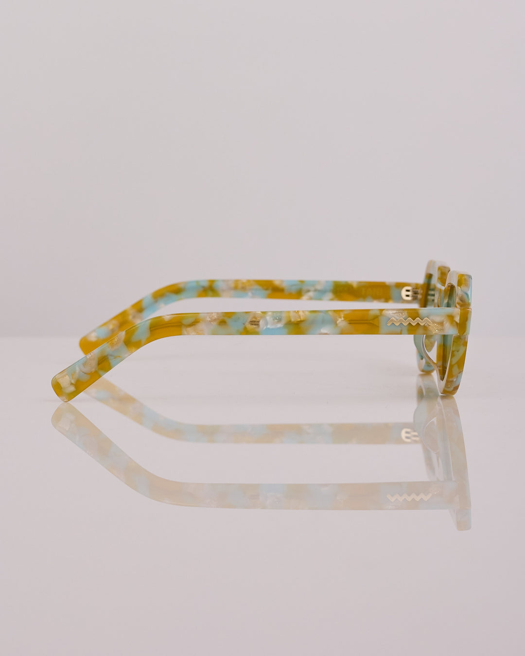 Brain Dead Tani Post Modern Primitive Eye Protection Gold Granite