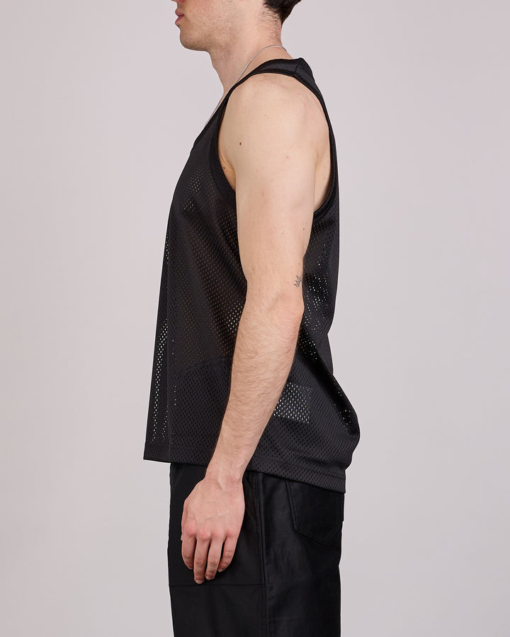 COMME des GARÇONS HOMME Plus Mesh Tank Top Black