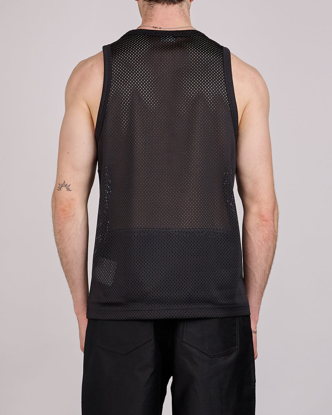 COMME des GARÇONS HOMME Plus Mesh Tank Top Black