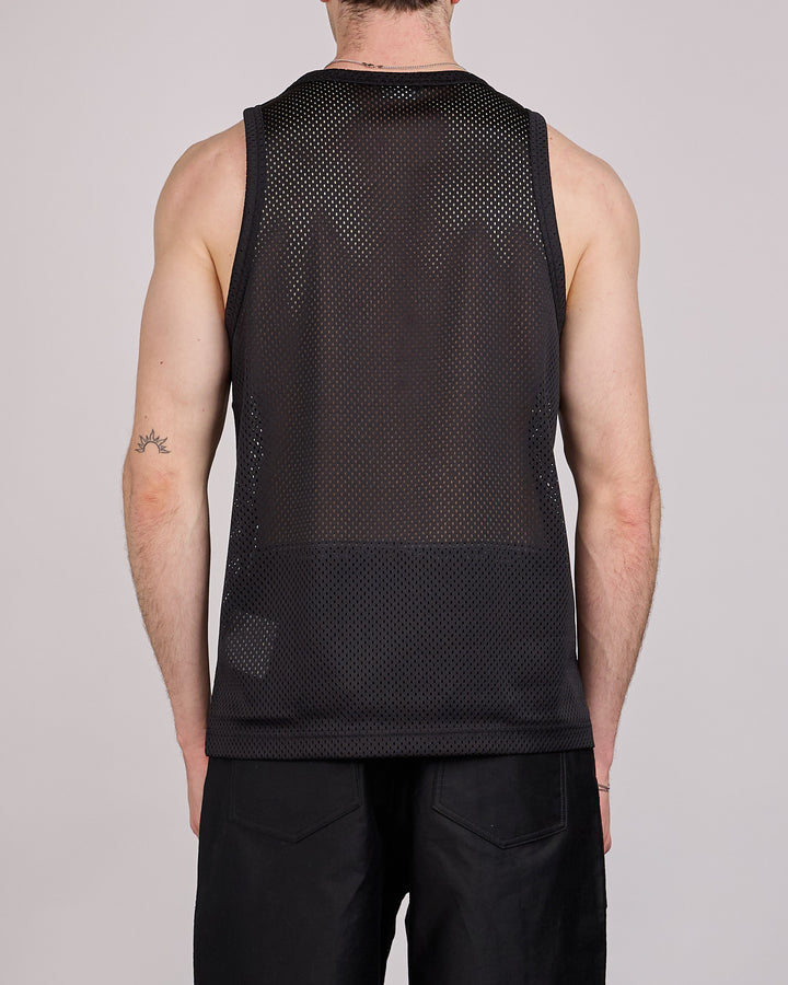 COMME des GARÇONS HOMME Plus Mesh Tank Top Black