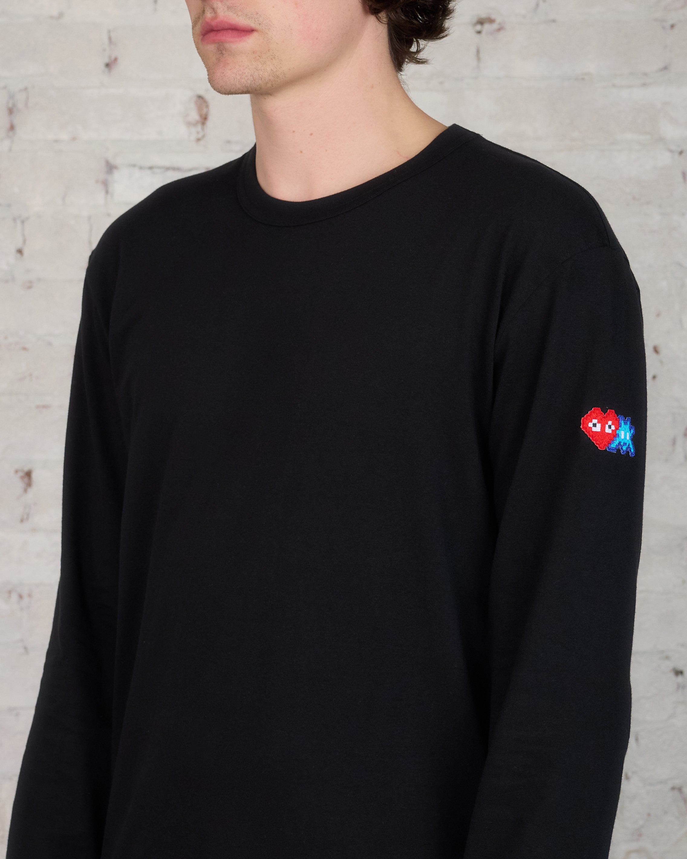 Cdg hotsell longsleeve black