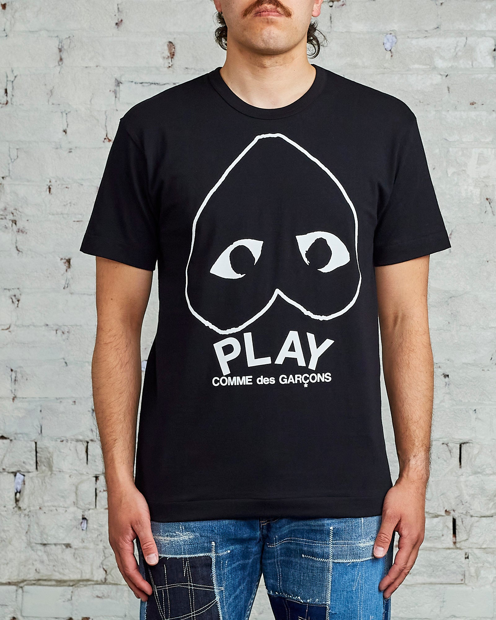 Comme des garcons play upside down hotsell