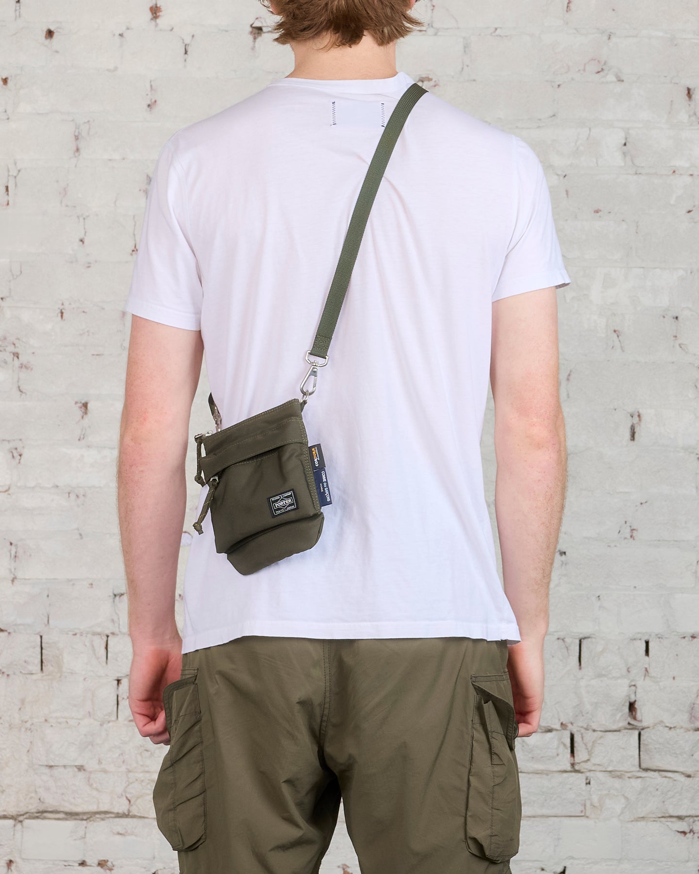 Comme des Garçons Homme Porter Front Harness Bag — Khaki