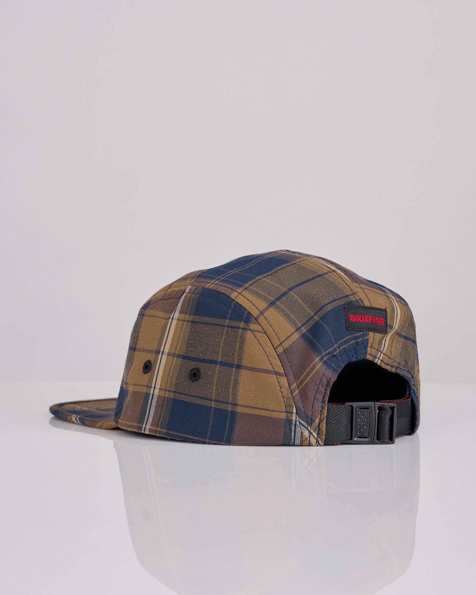 COMME des GARÇONS HOMME Briefing Check 5-Panel Cap Brown Khaki