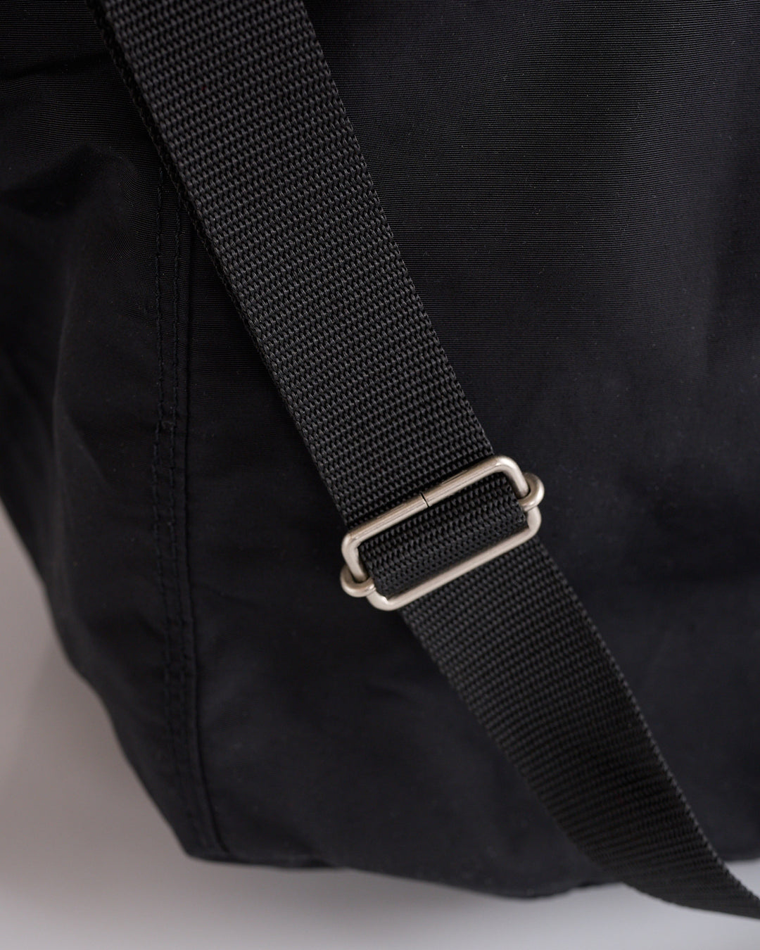 COMME des GARÇONS HOMME Cotton-Nylon Grosgrain Logo Tote Bag Black