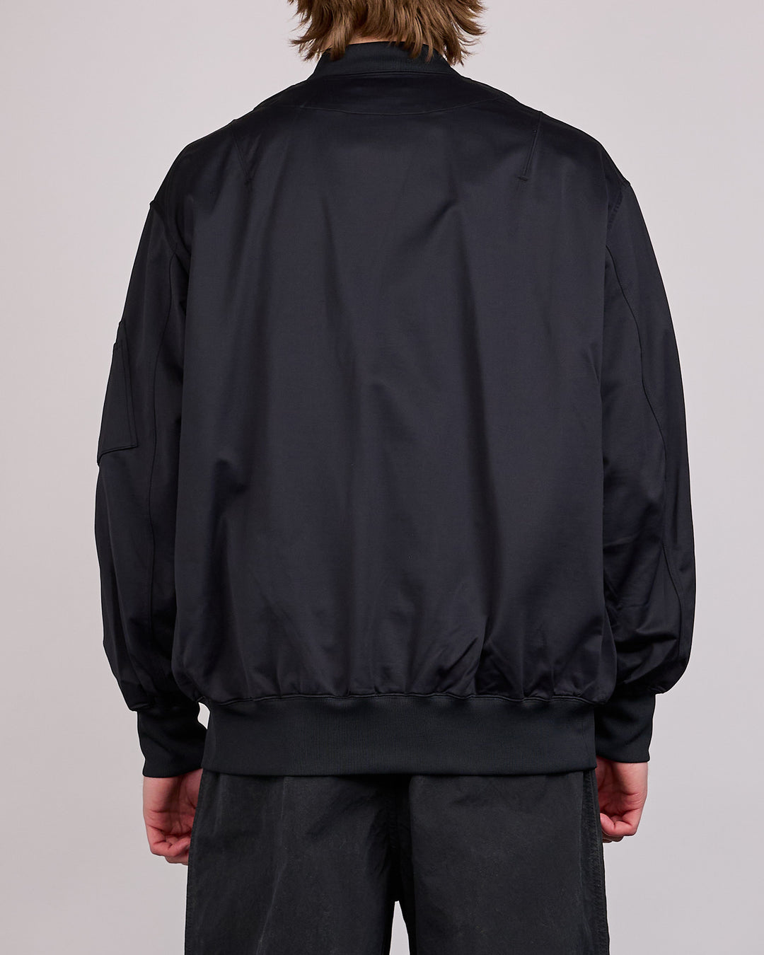 COMME des GARÇONS HOMME Cotton-Nylon Terry Cloth Cardigan Black