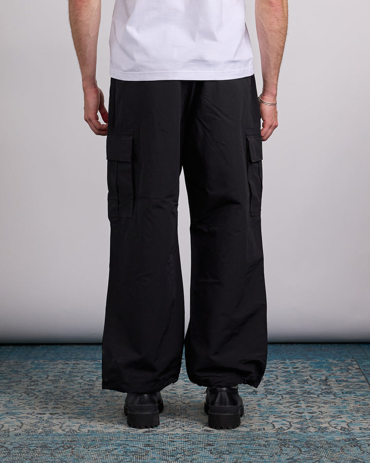 COMME des GARÇONS HOMME Cotton Nylon Gros Grain Cargo Pant Black