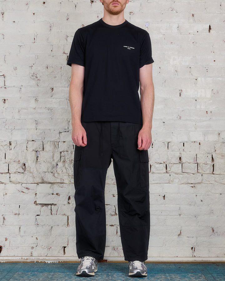 COMME des GARÇONS HOMME Cotton Nylon Mix Cloth Cargo Pant Black