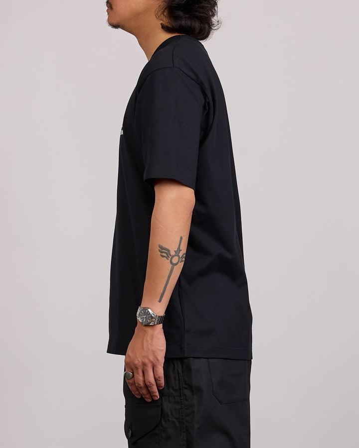 COMME des GARÇONS HOMME Cotton Jersey Logo Print T-Shirt Black