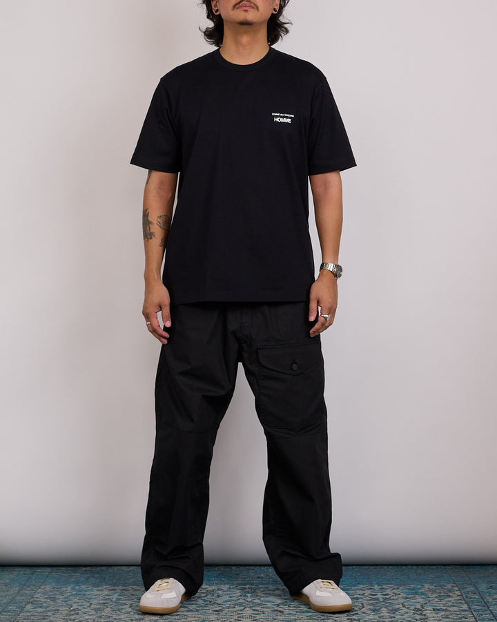 COMME des GARÇONS HOMME Cotton Weather Cloth Cargo Pant Black