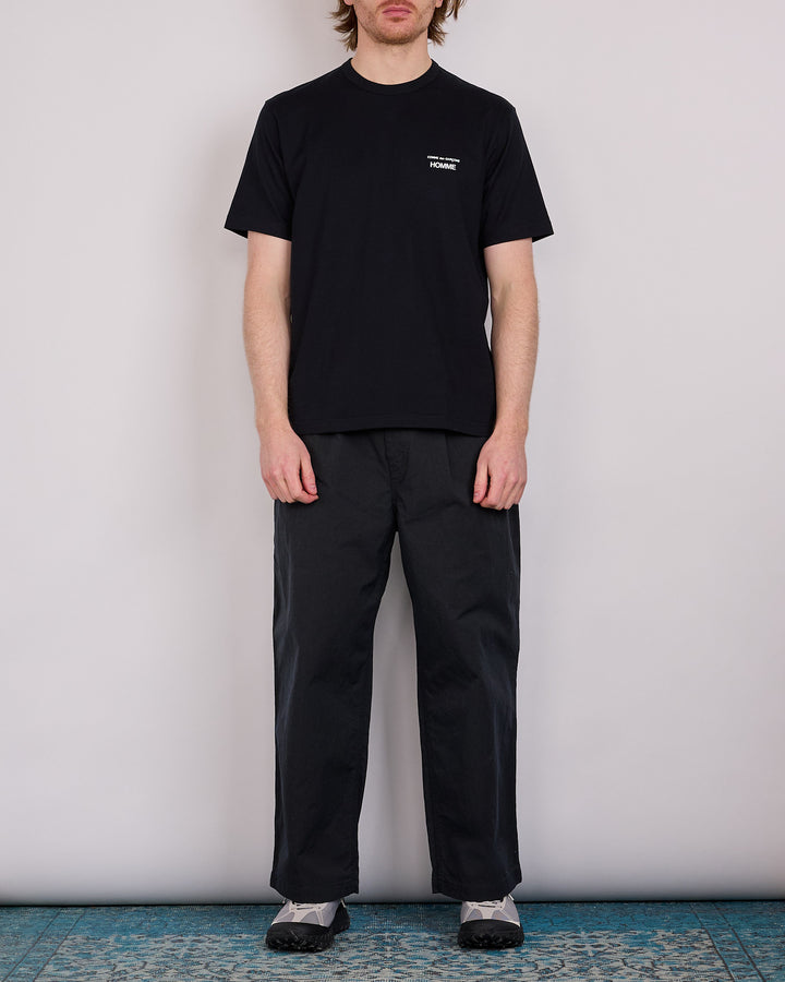 COMME des GARÇONS HOMME Jersey Chest Logo T-Shirt Black