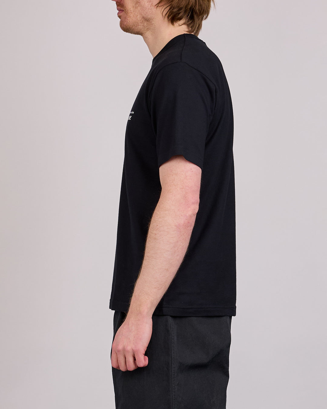 COMME des GARÇONS HOMME Jersey Chest Logo T-Shirt Black