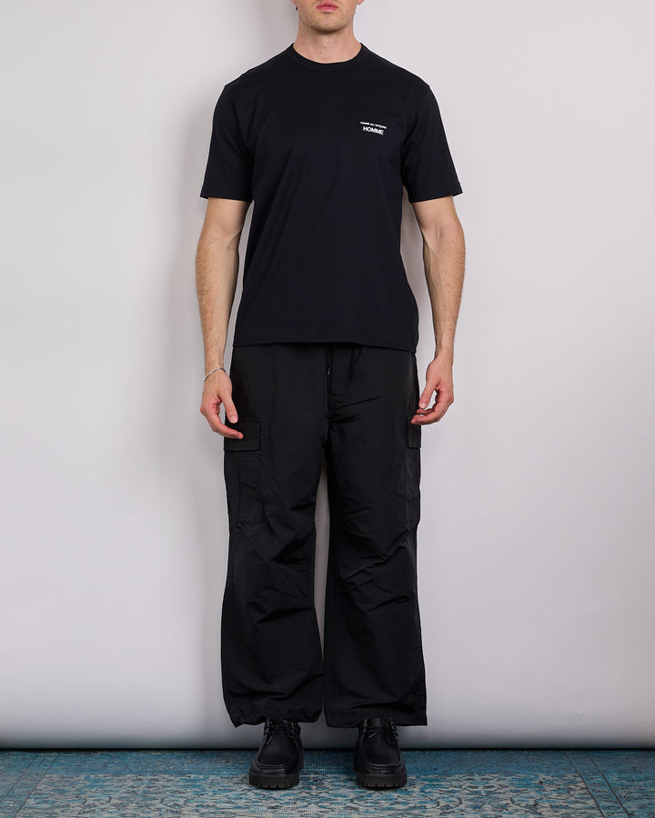 COMME des GARÇONS HOMME Jersey Cotton Logo Print T-Shirt Black