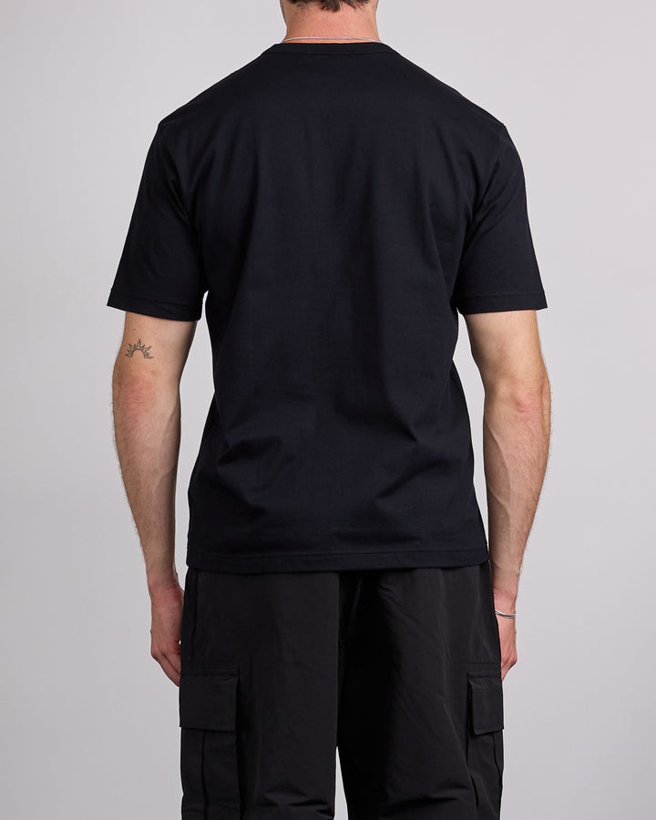 COMME des GARÇONS HOMME Jersey Cotton Logo Print T-Shirt Black