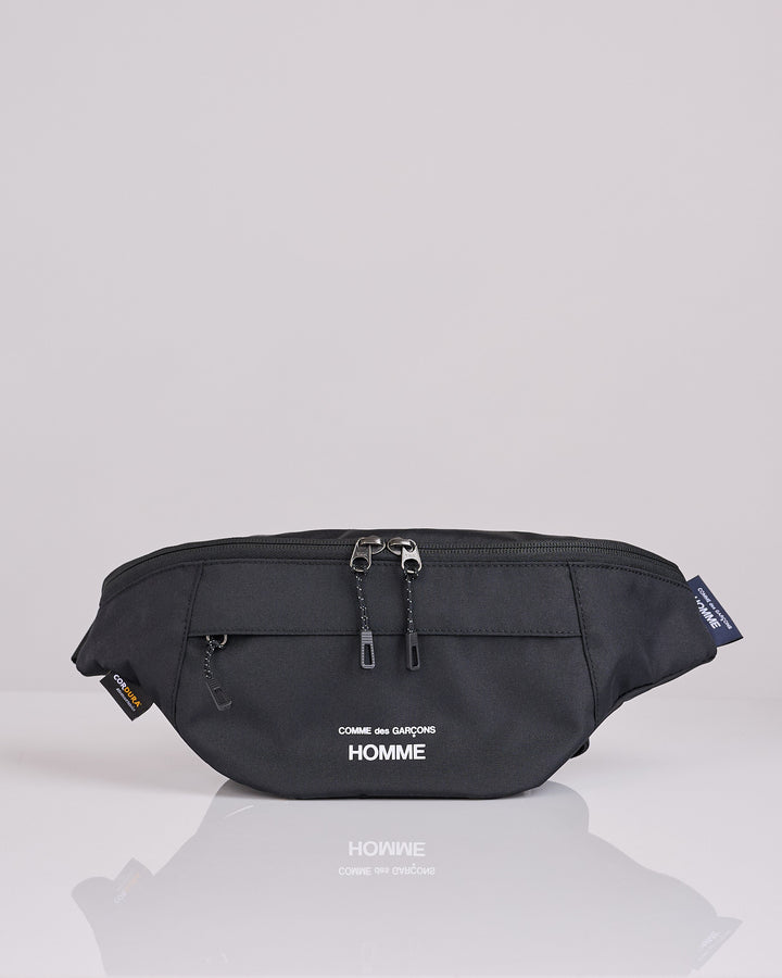COMME des GARÇONS HOMME Logo Cordura Waistbag Black
