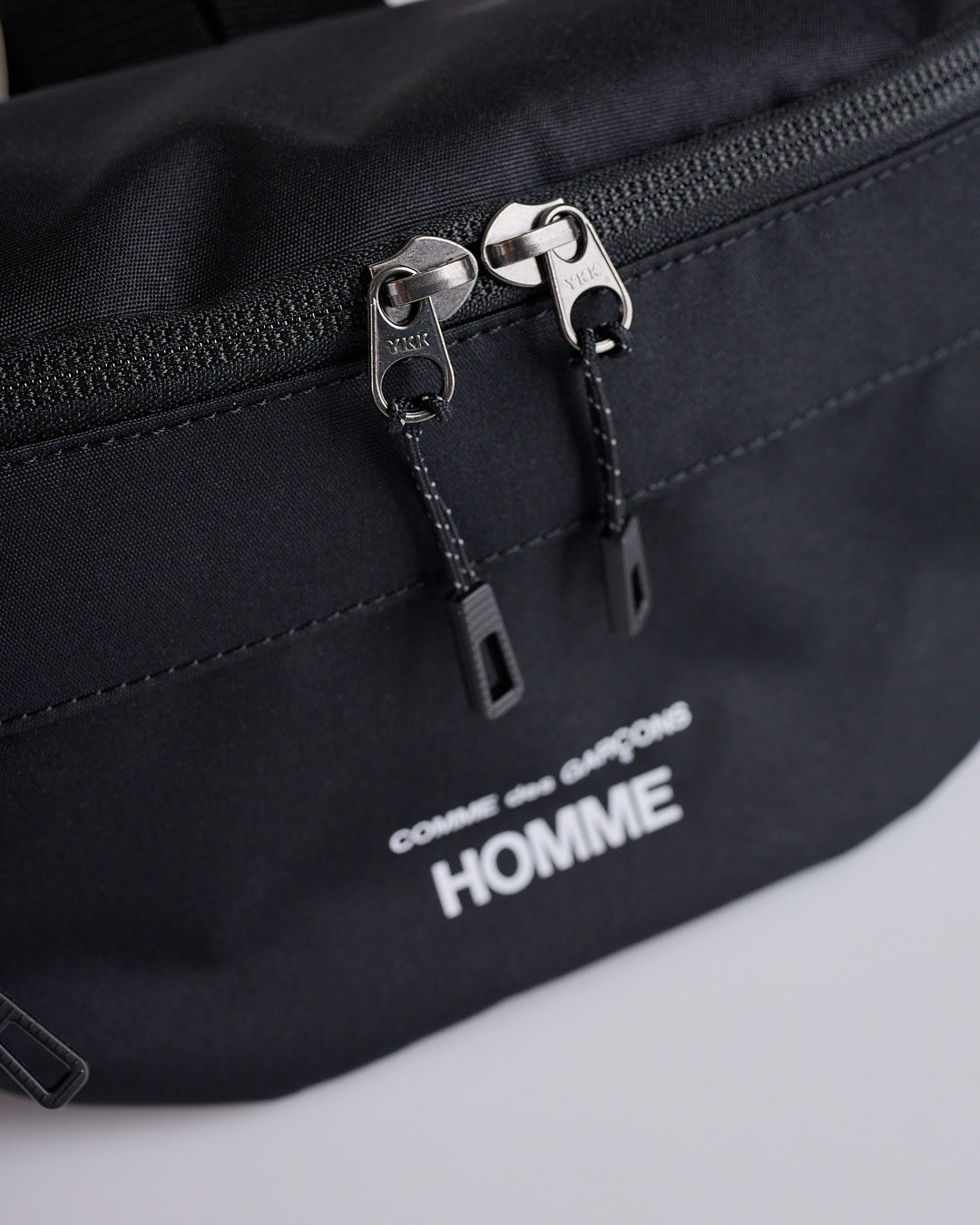 COMME des GARÇONS HOMME Logo Cordura Waistbag Black