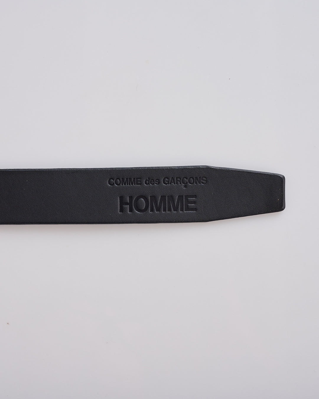 COMME des GARÇONS HOMME Nylon Tape Logo Belt Black