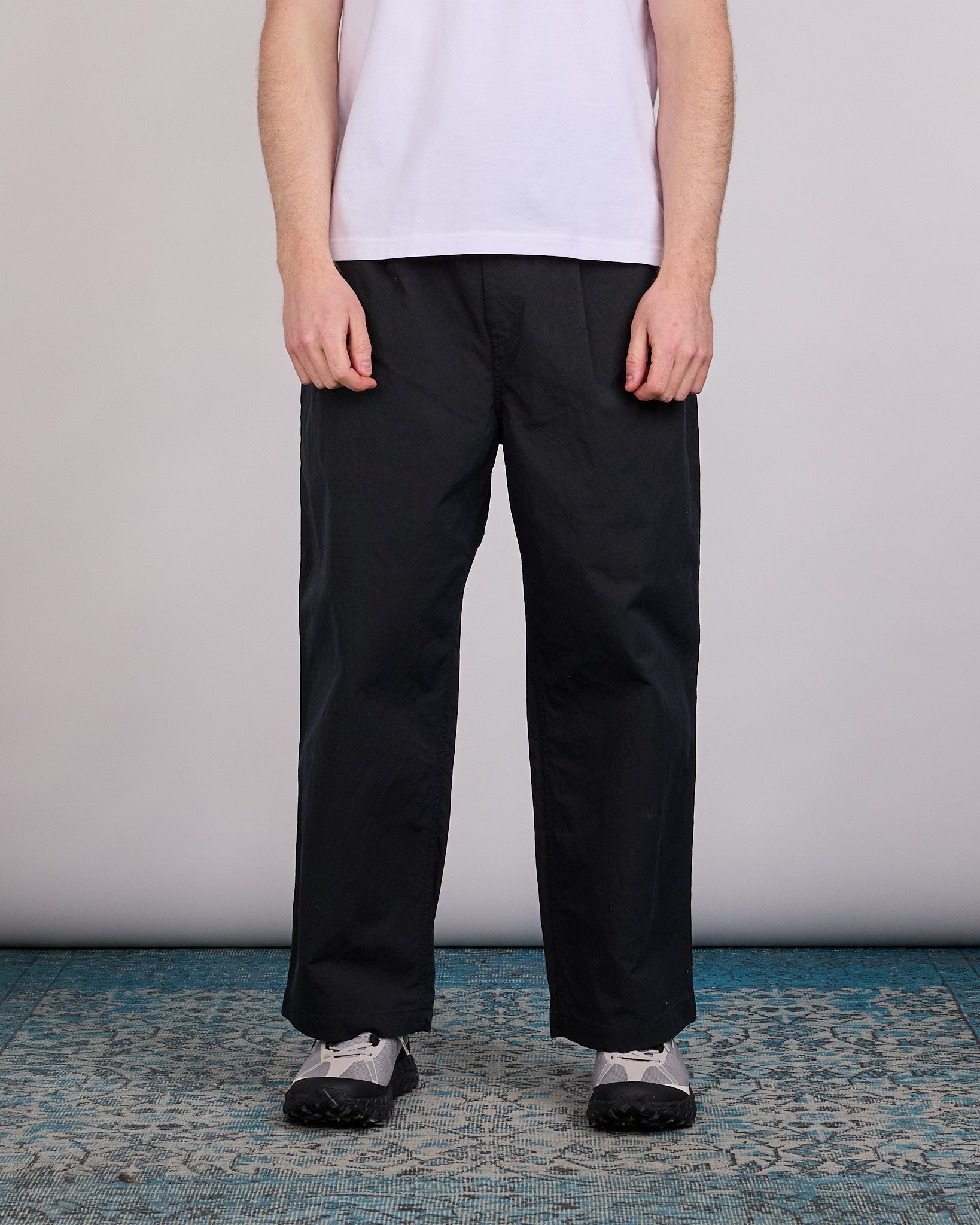 COMME des GARÇONS HOMME Oxford Nylon Pleated Pant Black – LESS 17