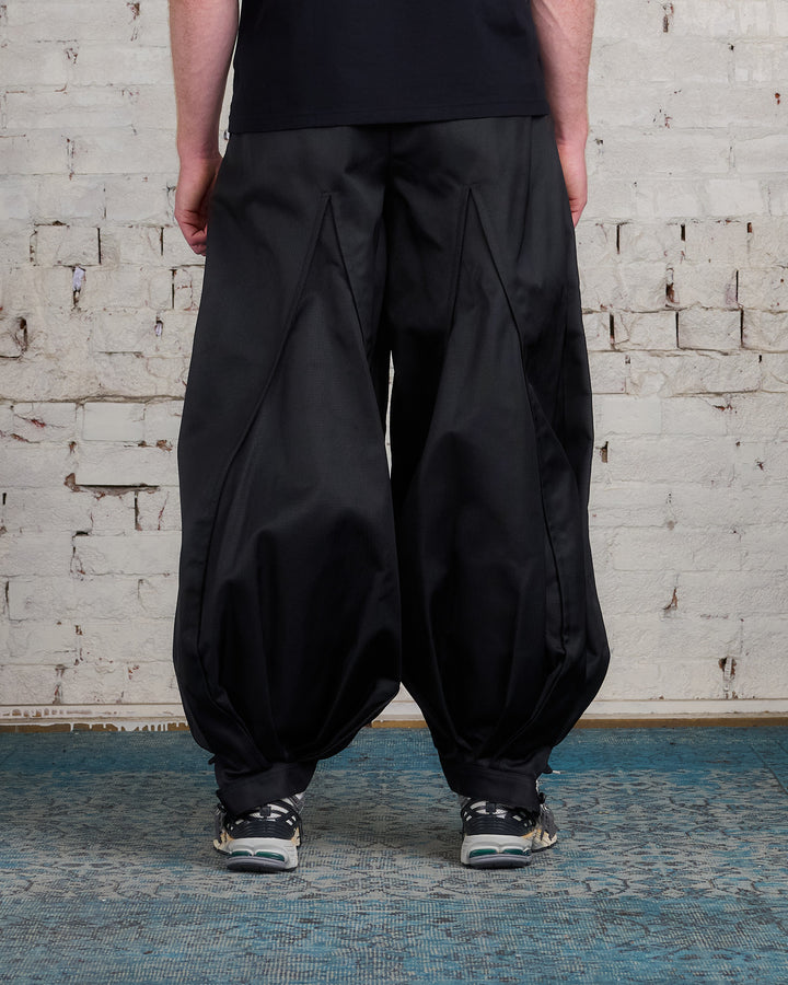 COMME des GARÇONS HOMME Plus Nylon Twill Volume Pant Black