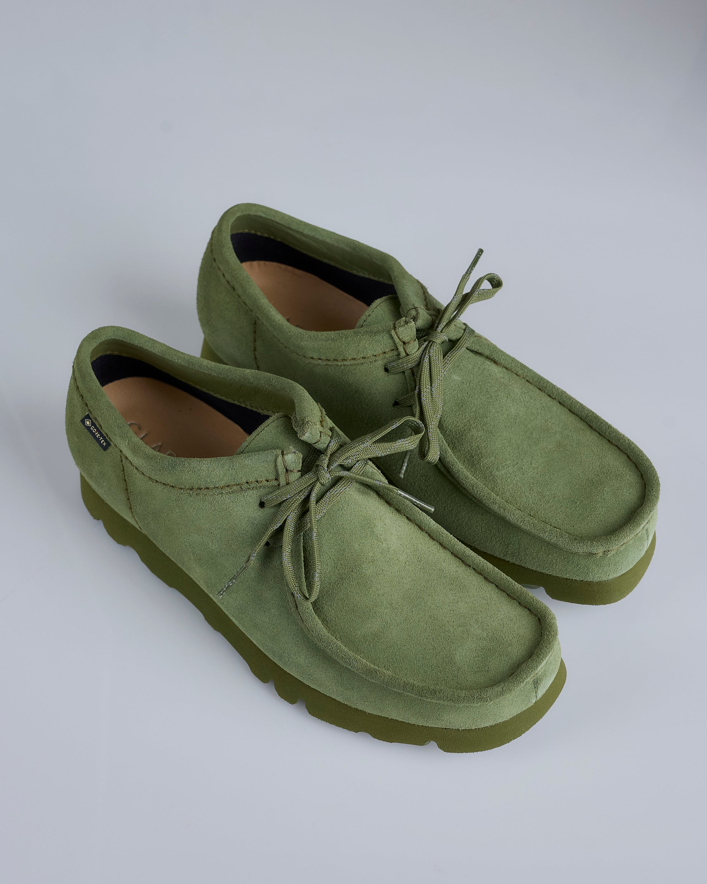 Clarks Originals Men's Wallabee GTX Loden Green – LESS 17