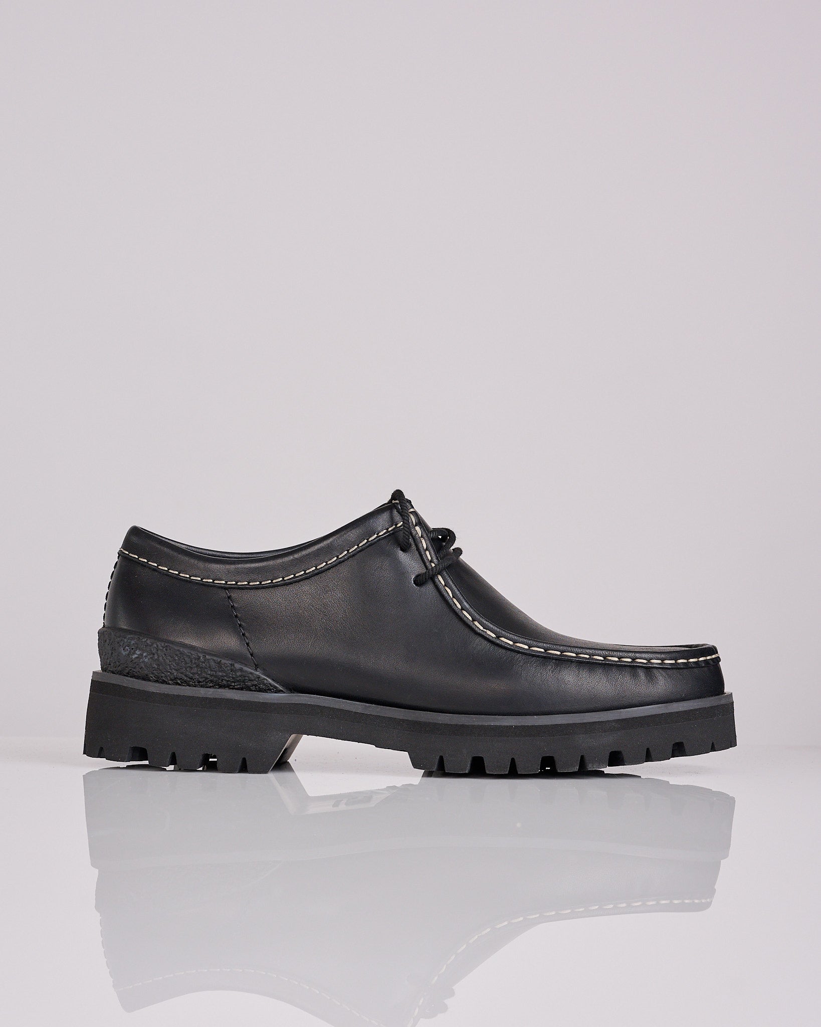 Clarks Originals Walla Yukoner Black Leather – LESS 17