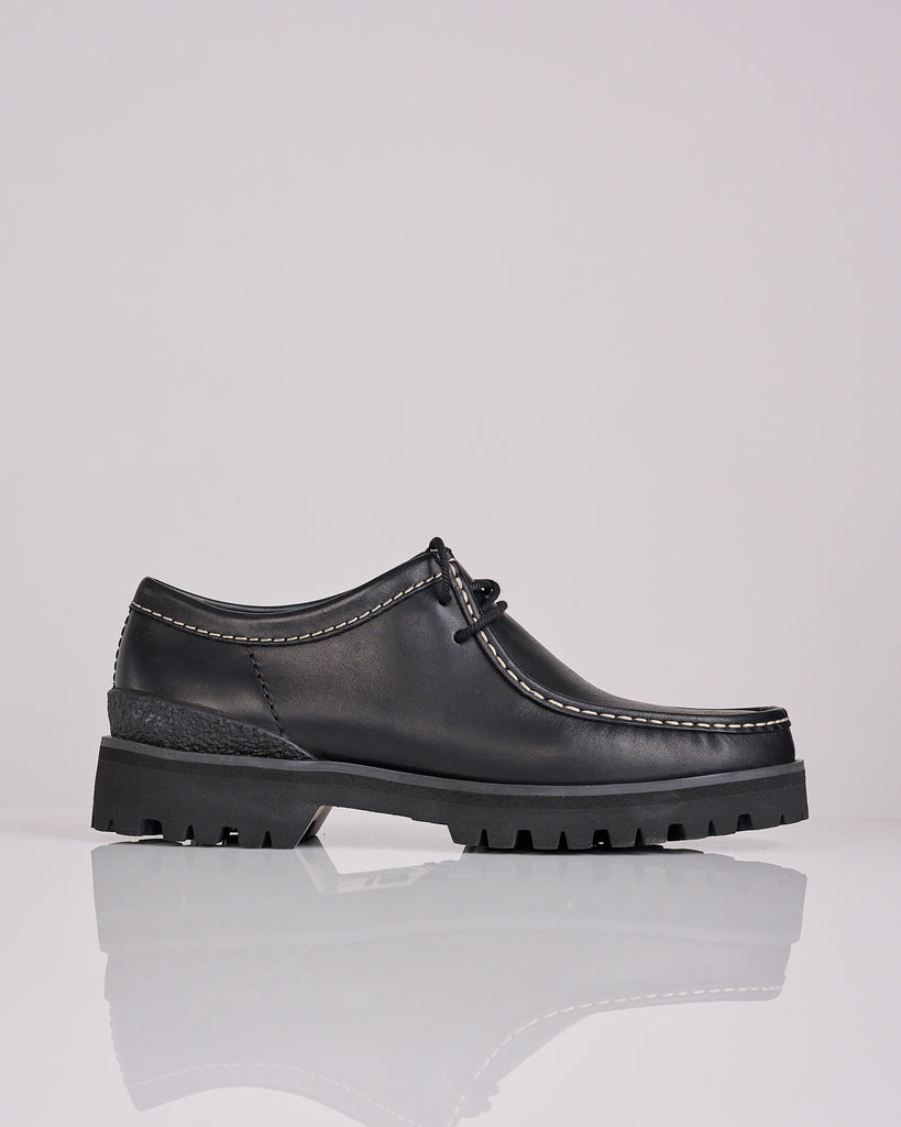 Clarks Originals Walla Yukoner Black Leather – LESS 17