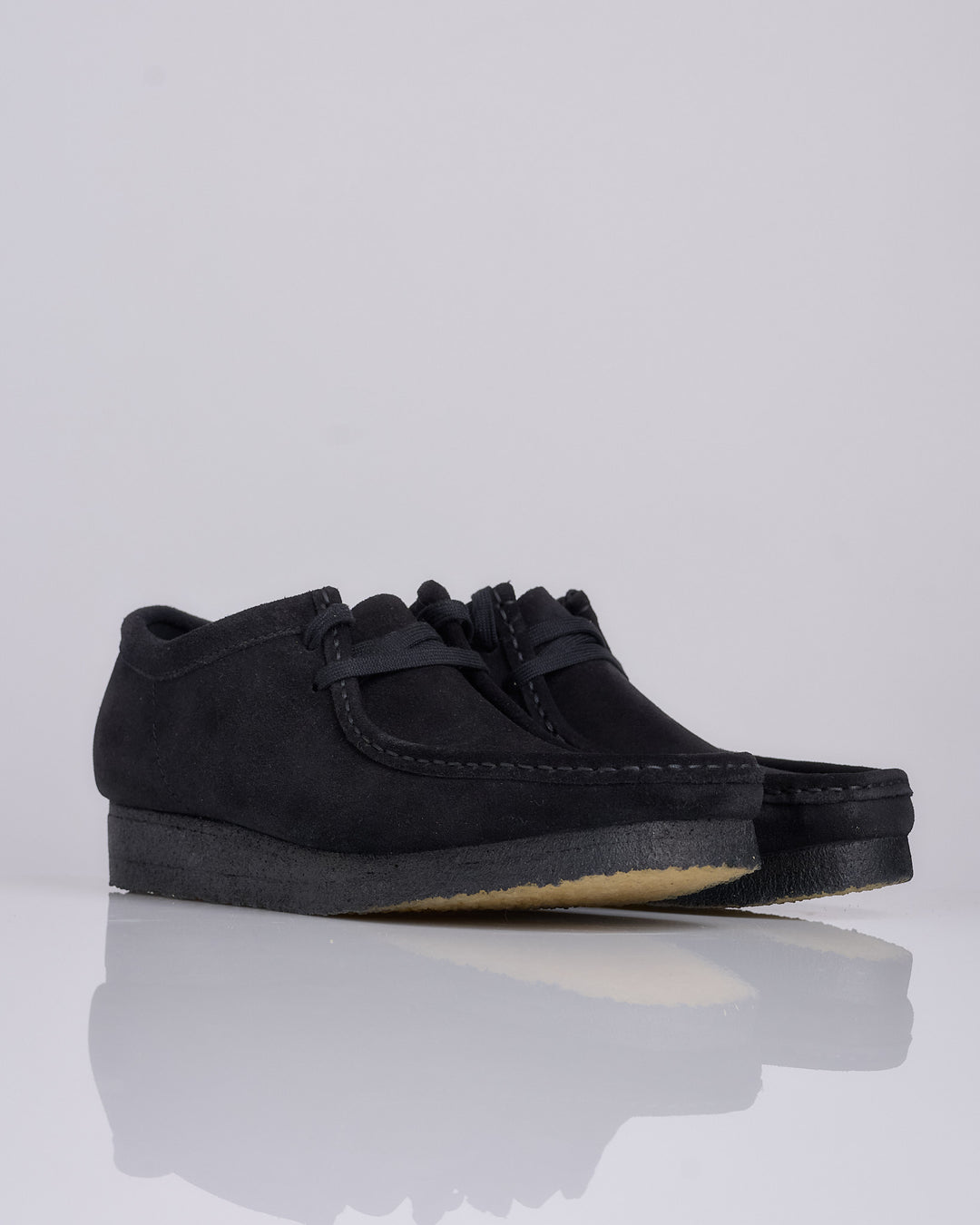 Clarks Originals Men's Wallabee Boot - Suede Leather In Black, Size 11 US
