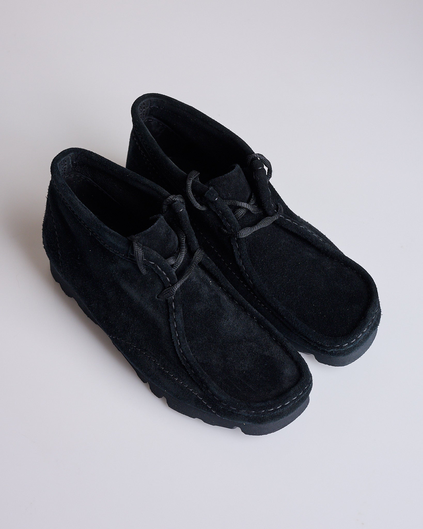 Clarks Originals x PAF WallabeeBT Black Suede – LESS 17