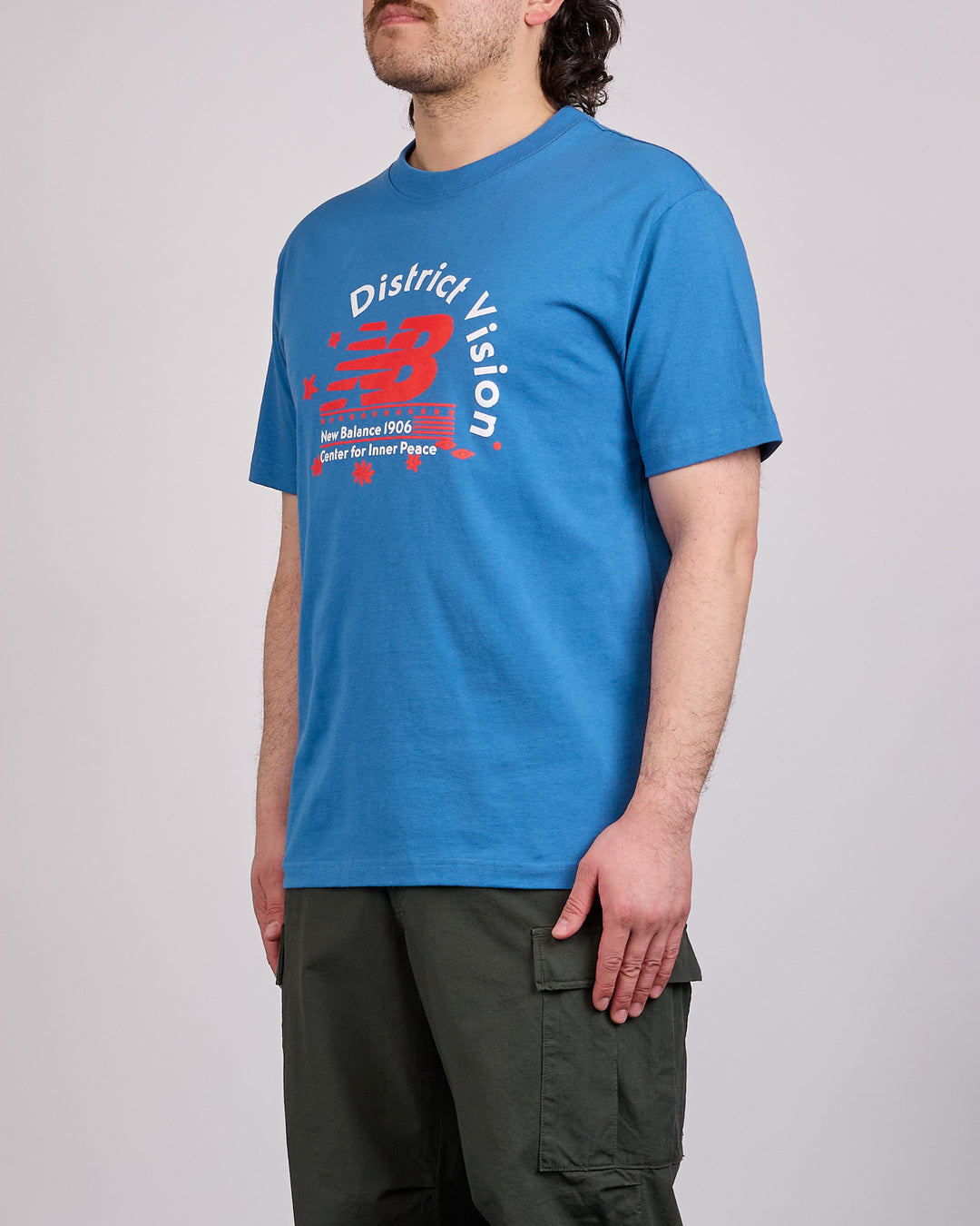 District Vision Anniversary T-Shirt New Balance Vintage Blue