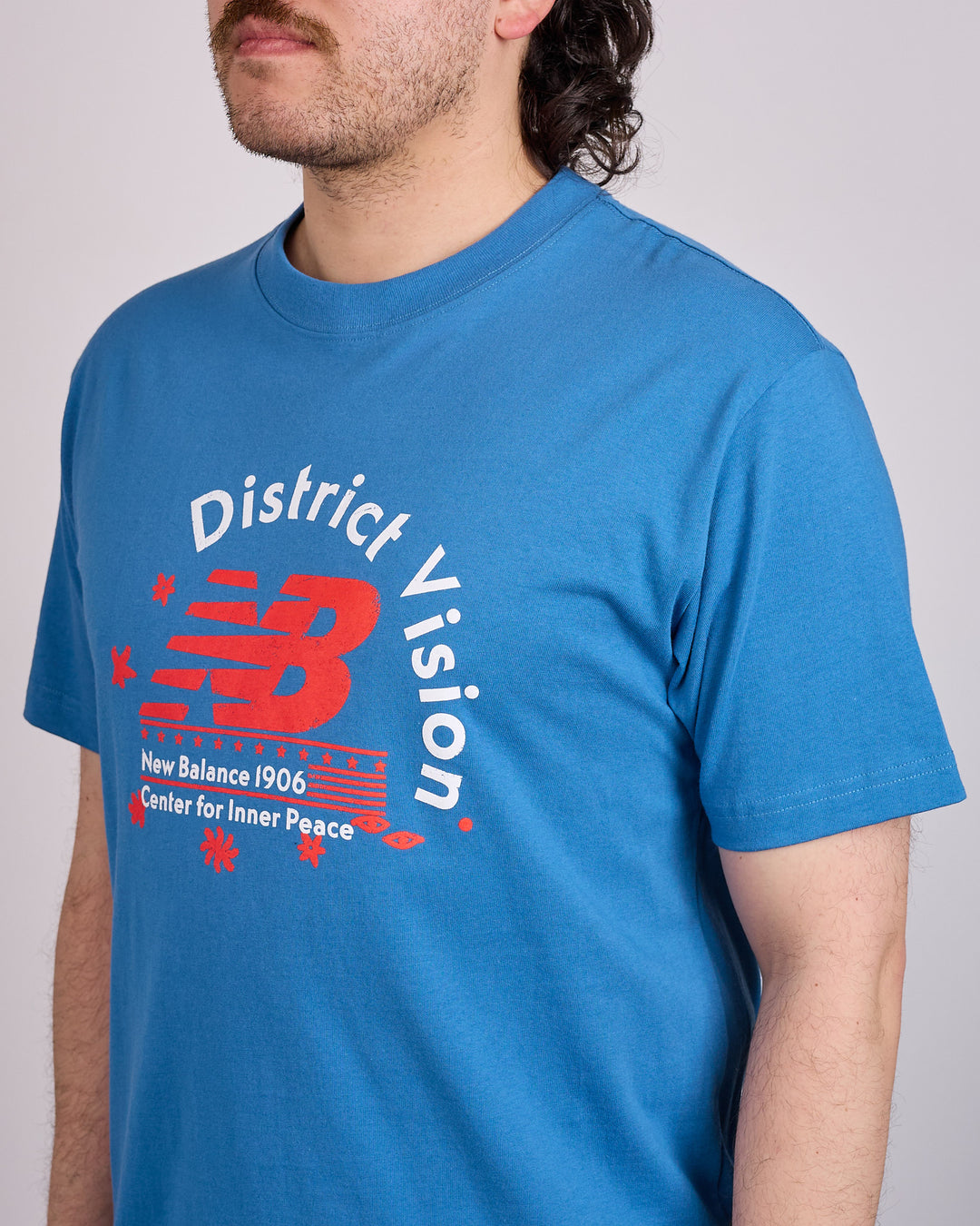 District Vision Anniversary T-Shirt New Balance Vintage Blue