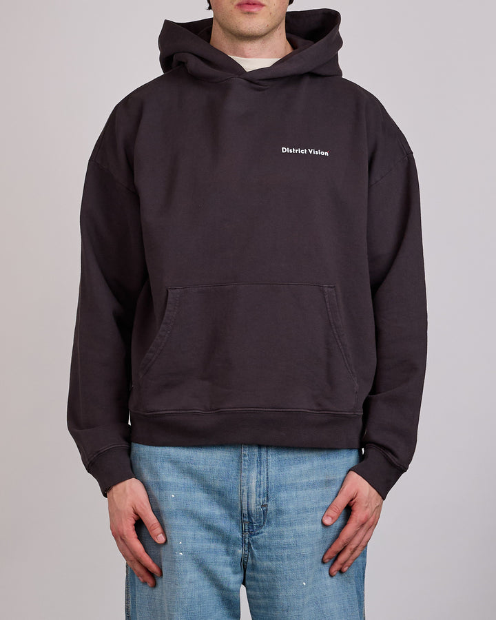District Vision Arrow Eye California Cotton Hoodie Vintage Black