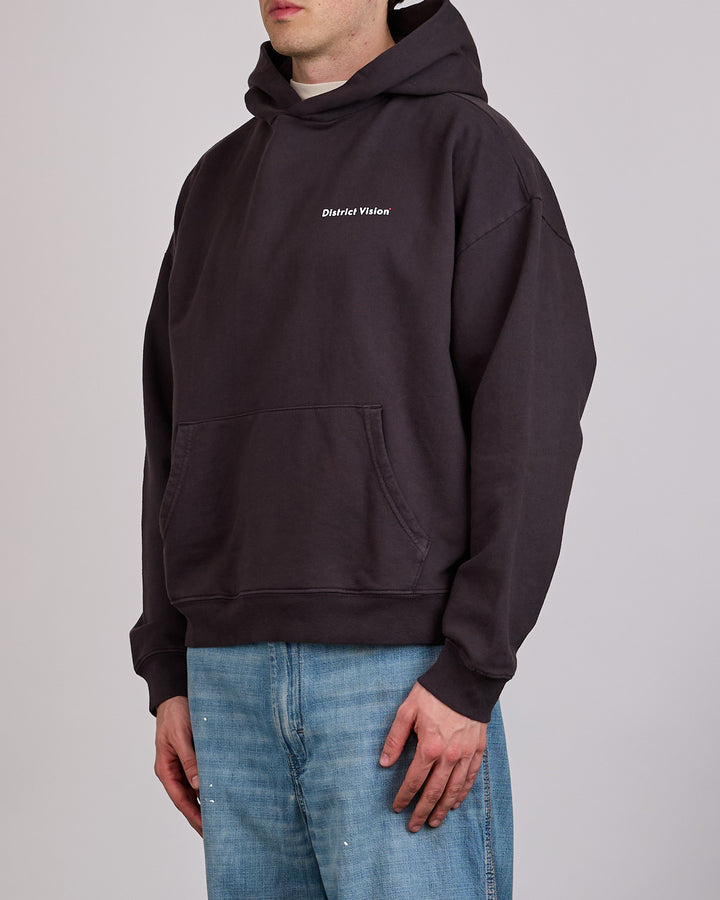 District Vision Arrow Eye California Cotton Hoodie Vintage Black
