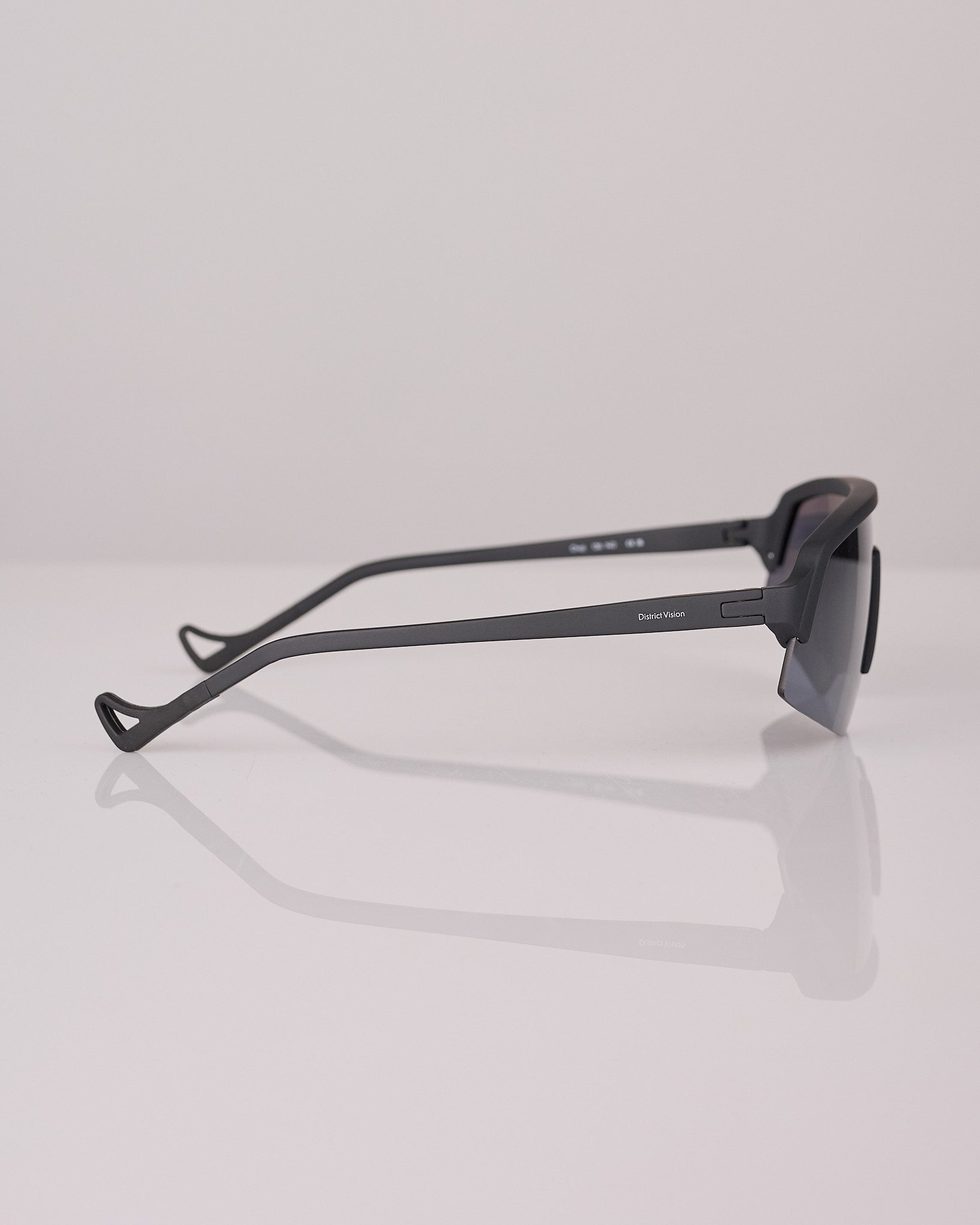 District Vision Choji Turbo Blade Sunglass Black D+ Onyx Mirror