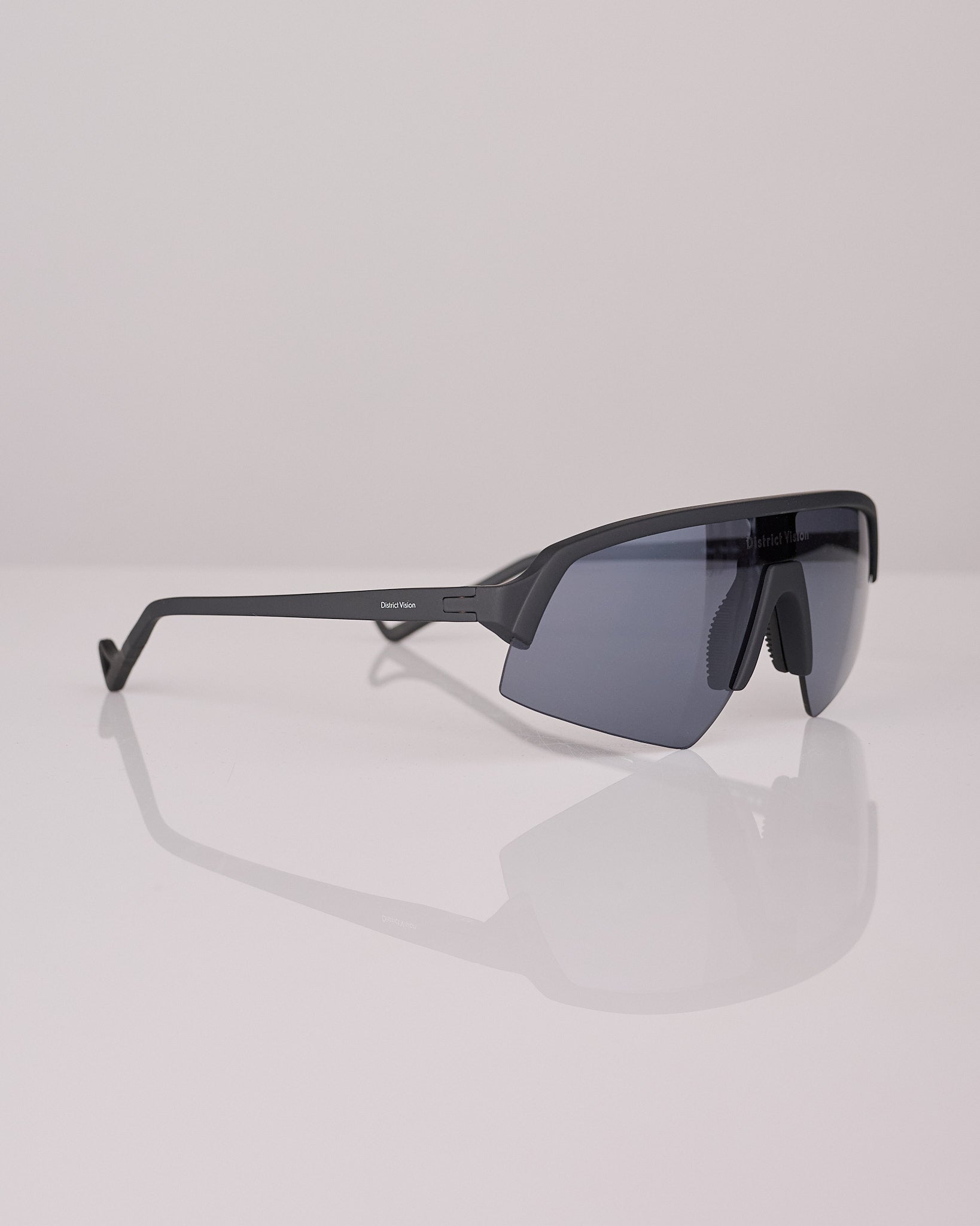 District Vision Choji Turbo Blade Sunglass Black D+ Onyx Mirror