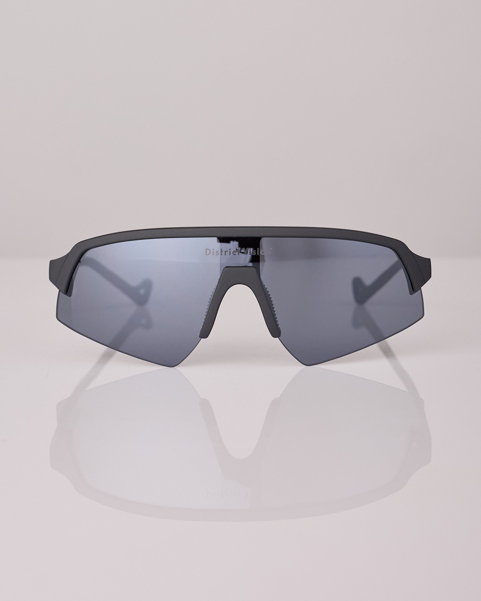 District Vision Choji Turbo Blade Sunglass Black D+ Onyx Mirror