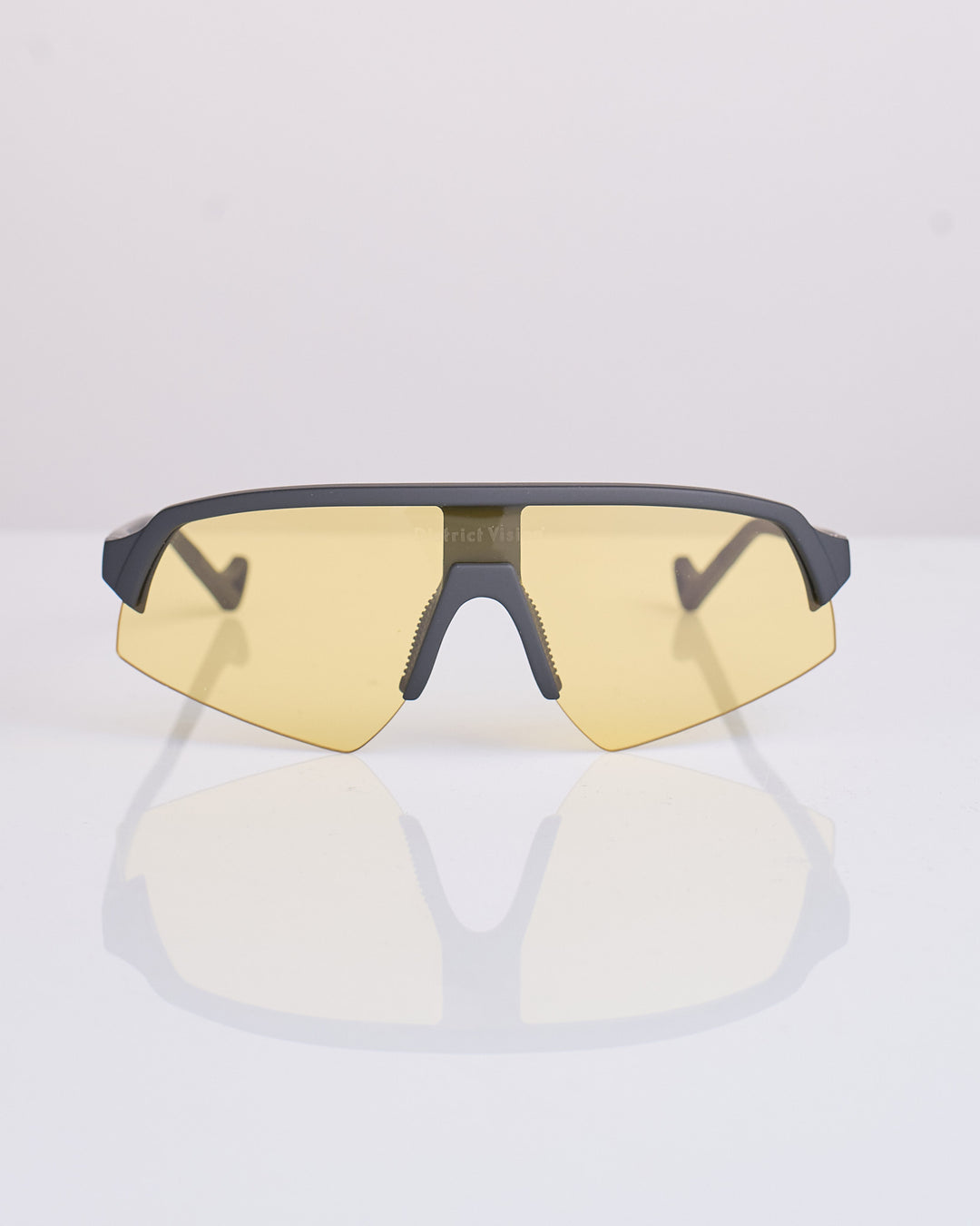 District Vision Choji Turbo Blade Sunglass Black D+ Sports Yellow