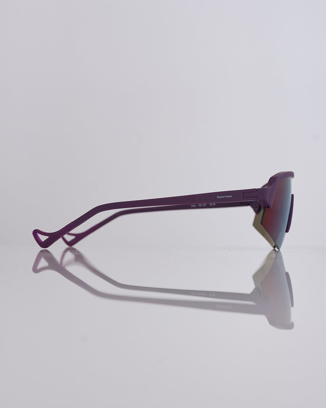 District Vision Choji Turbo Blade Sunglass Nightshade D+ Indigo Mirror