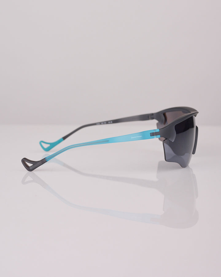 District Vision Junya Racer Sunglass Azure Black D+ Onyx Mirror
