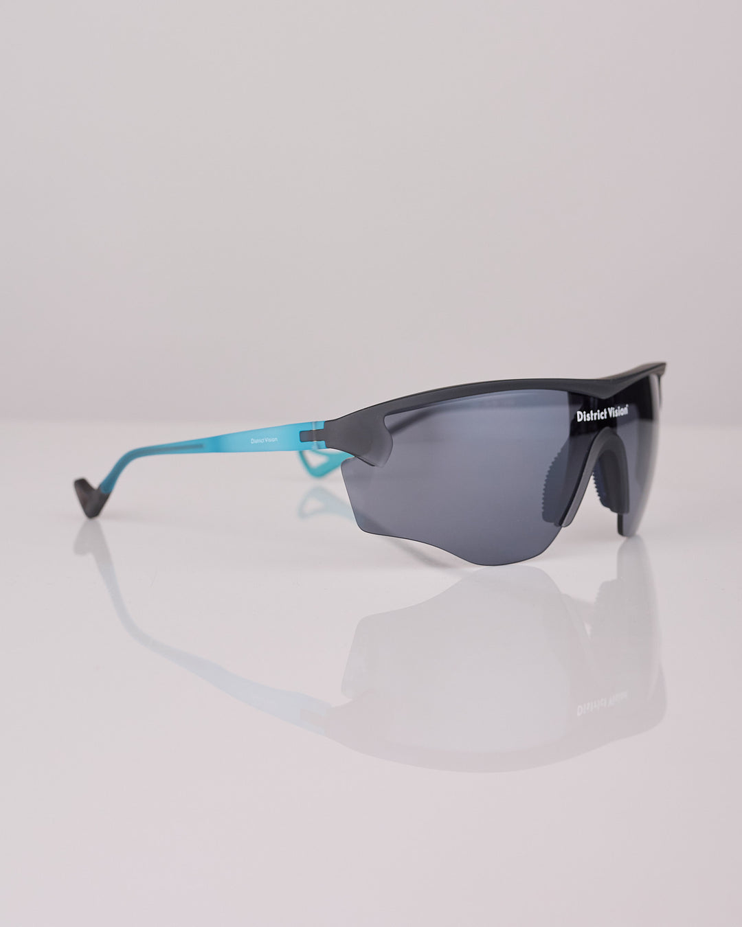 District Vision Junya Racer Sunglass Azure Black D+ Onyx Mirror