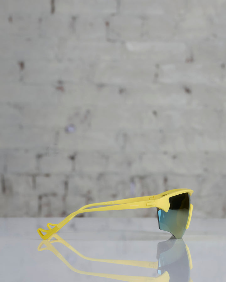 District Vision Junya Racer Sunglass Canary / D+ Gold Mirror