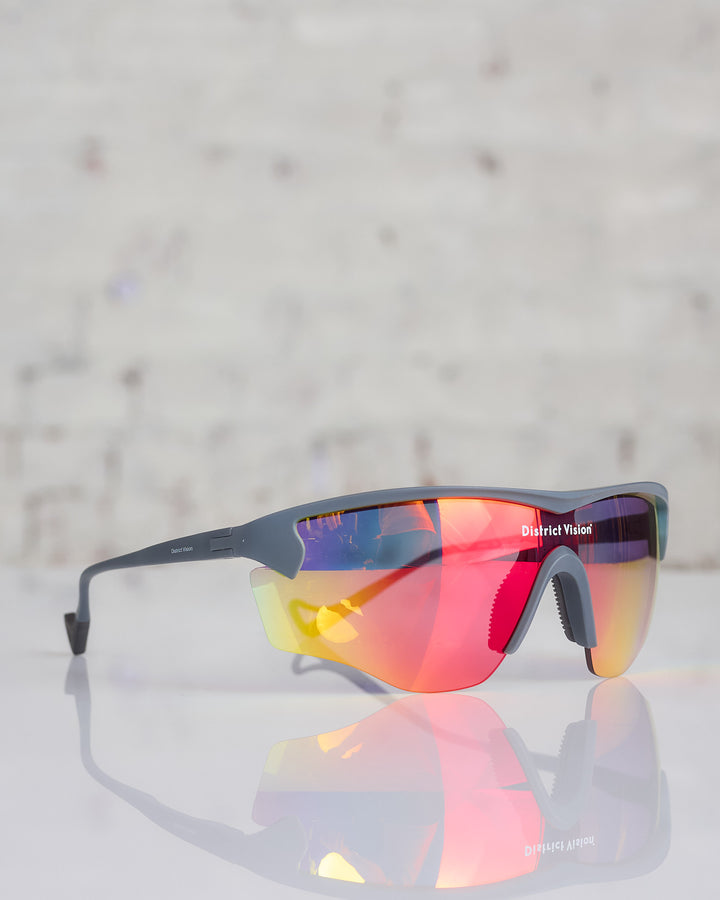 District Vision Junya Racer Sunglass Carbon D+ Spectral Mirror