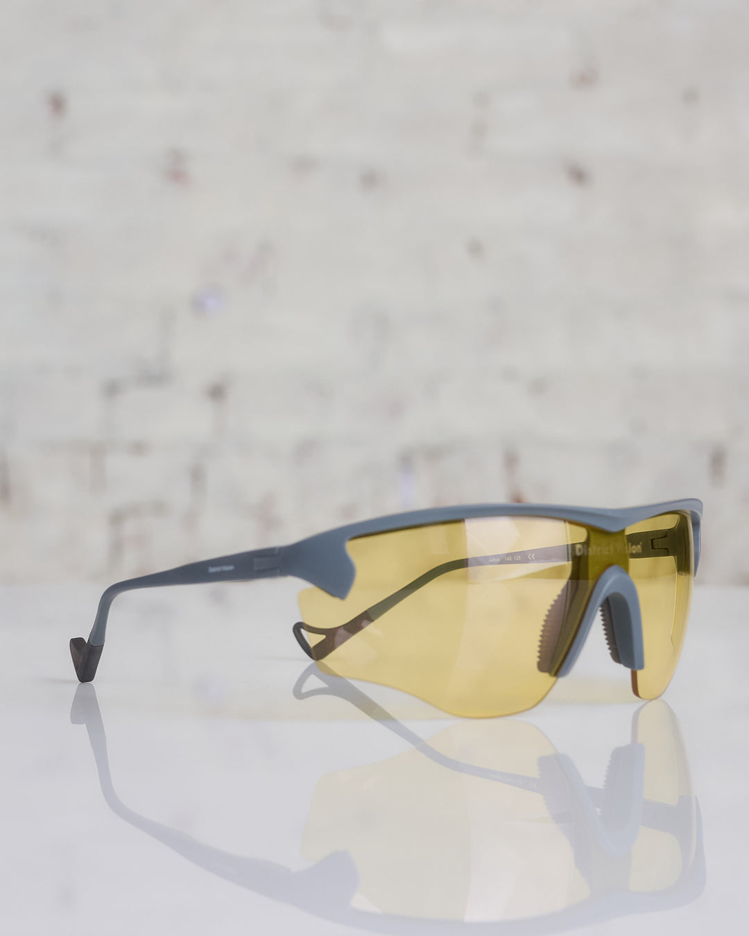 District Vision Junya Racer Sunglass Carbon D+ Yellow Mirror