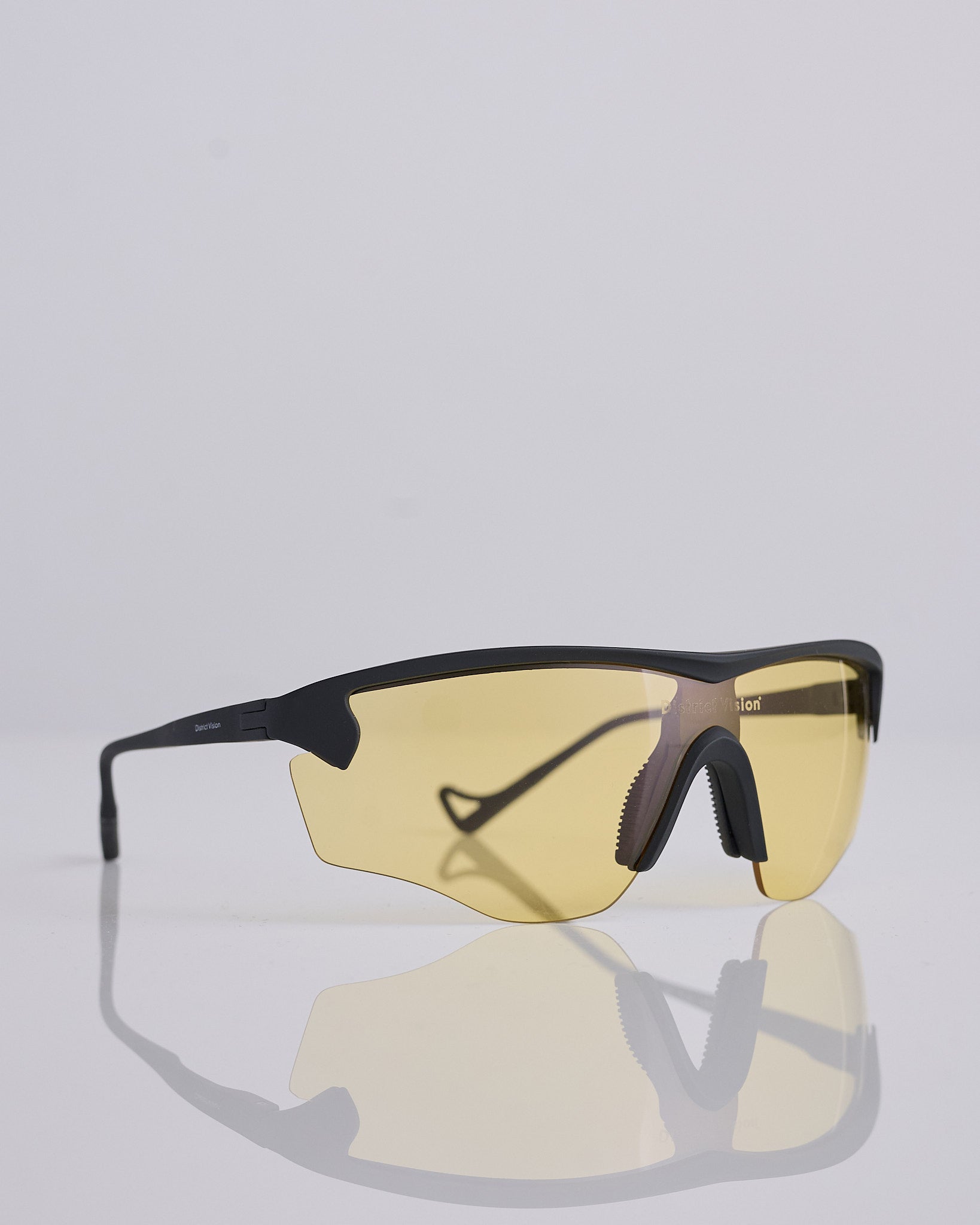District Vision Junya Racer Sunglass Black Yellow – LESS 17