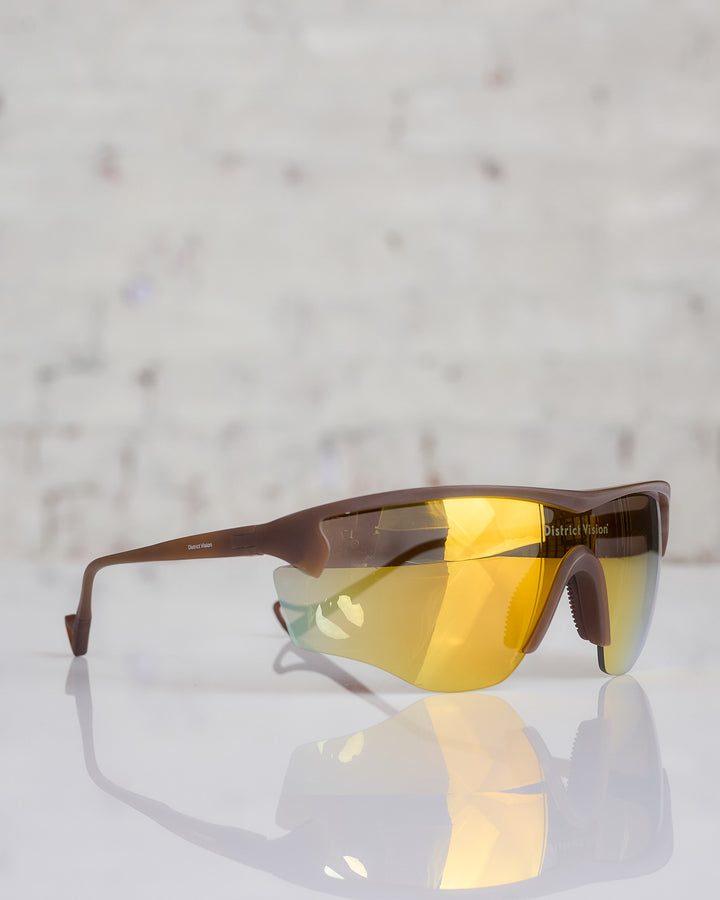 District Vision Junya Racer Sunglass Cedar D+ Fire Mirror