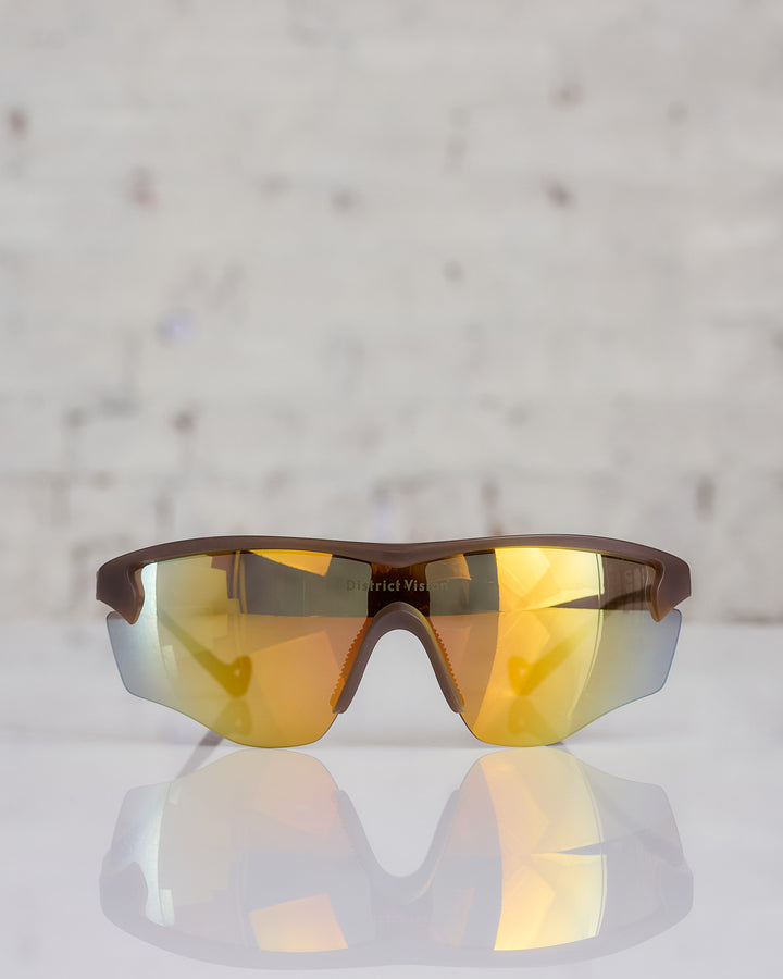 District Vision Junya Racer Sunglass Cedar D+ Fire Mirror