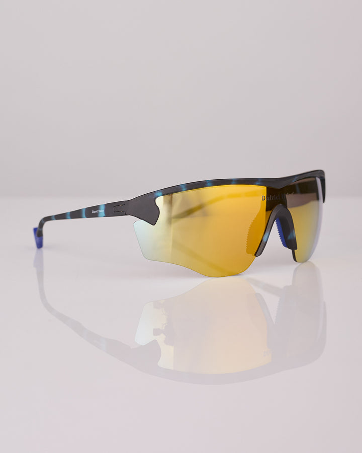 District Vision Junya Racer Sunglass Midnight Mosaic D+ Fire Mirror