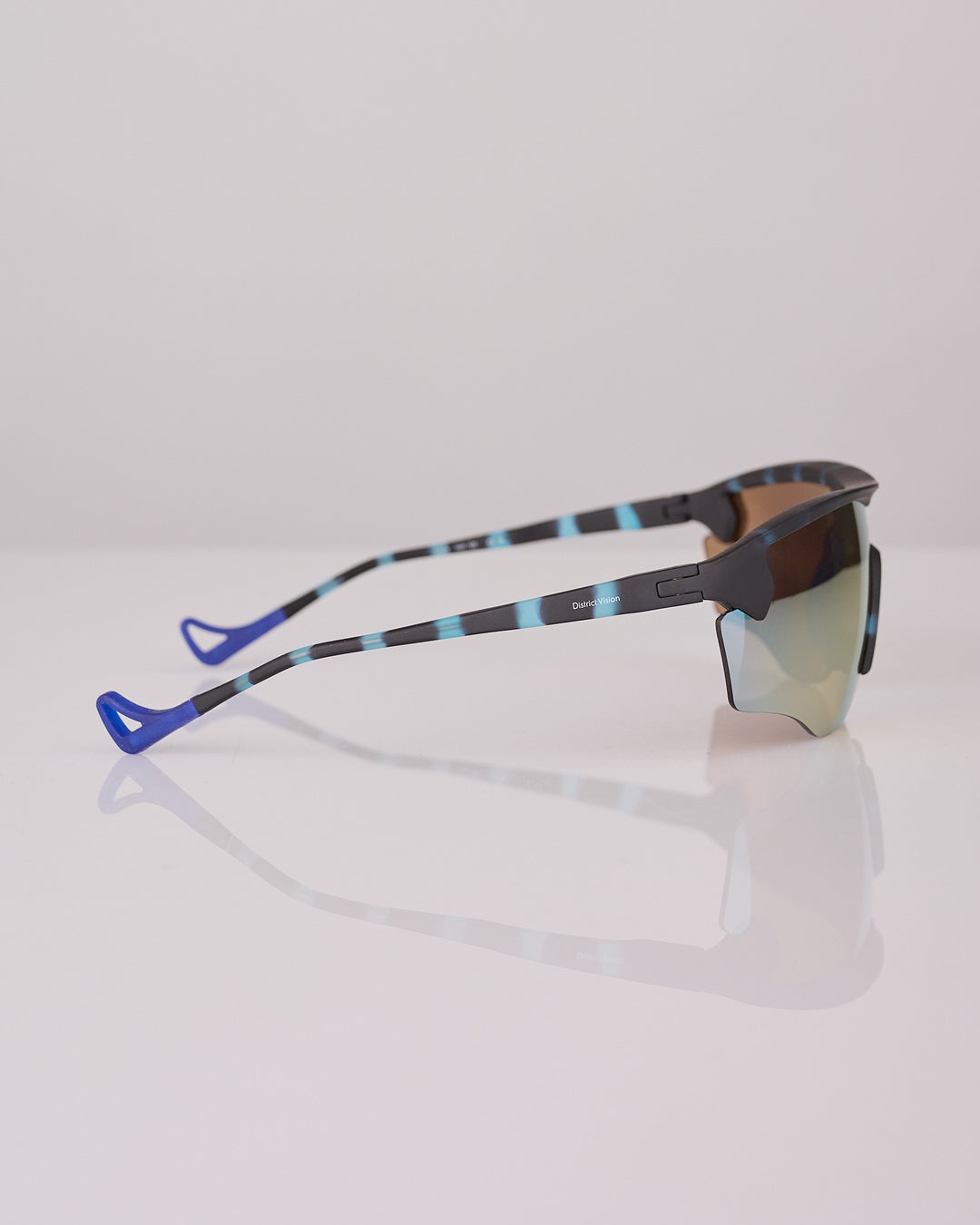 District Vision Junya Racer Sunglass Midnight Mosaic D+ Fire Mirror