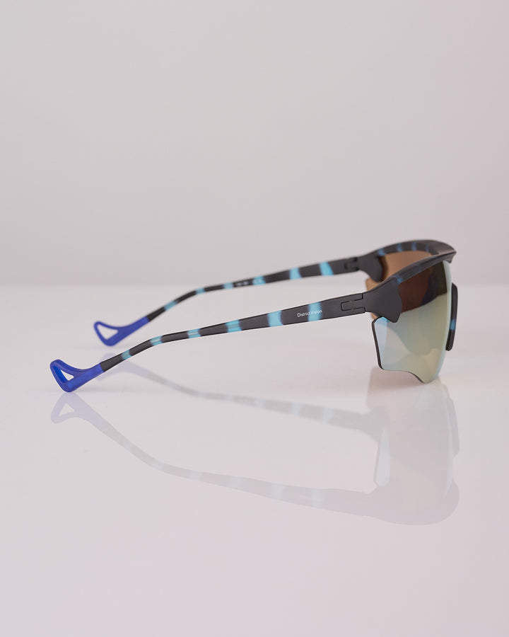 District Vision Junya Racer Sunglass Midnight Mosaic D+ Fire Mirror